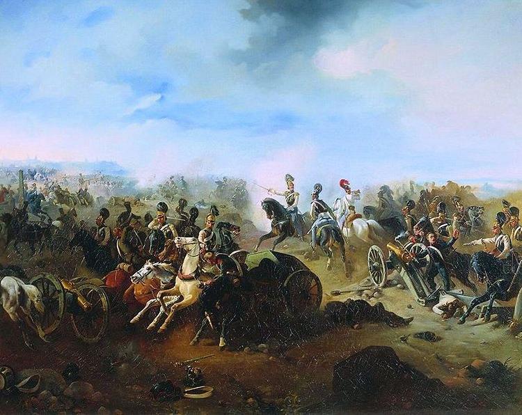 Bogdan Villevalde Battle of Grochow 1831 by Willewalde Sweden oil painting art